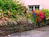 english garden wall landscape travel photo by Diane Rose Photographs England