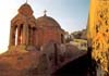 landscape travel picture of church, Santorini, Greece, Europe by Diane Rose Photographs